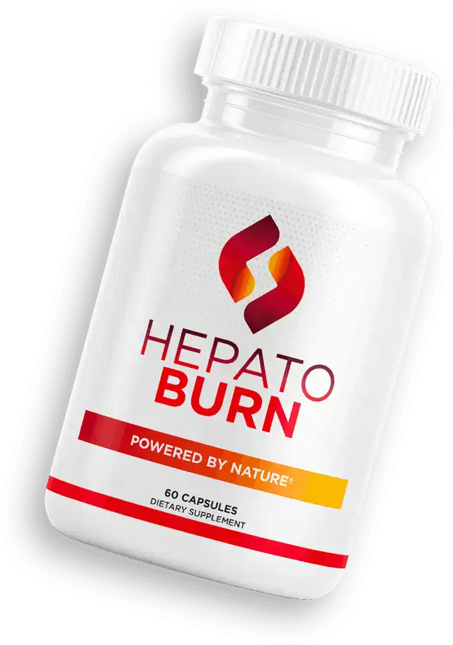 HepatoBurn supplement bottle for liver detox and fat burning