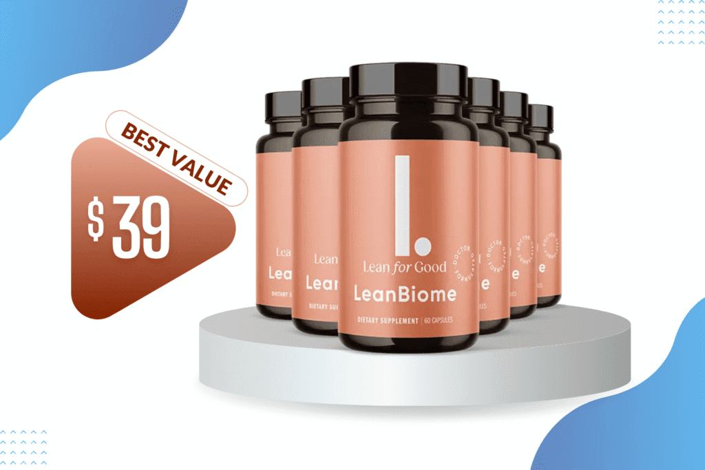 LeanBiome the Best Weight Loss Supplement, natural fat burner with probiotic formula for gut health
