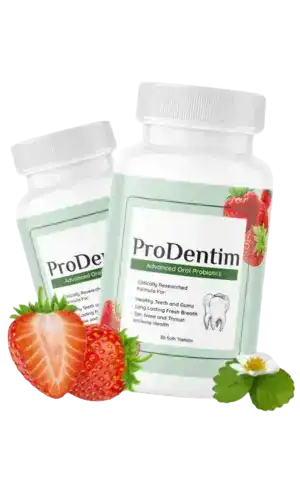 ProDentim – Advanced oral probiotic supplement with strawberries for healthy teeth and gums